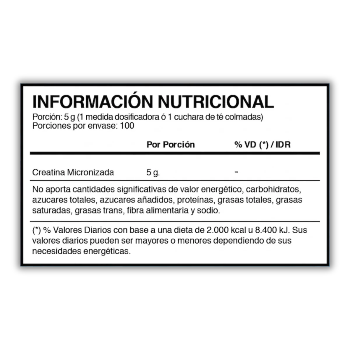 HTN Creatine Monohydrate Micronized 500 Tabla Nutricional