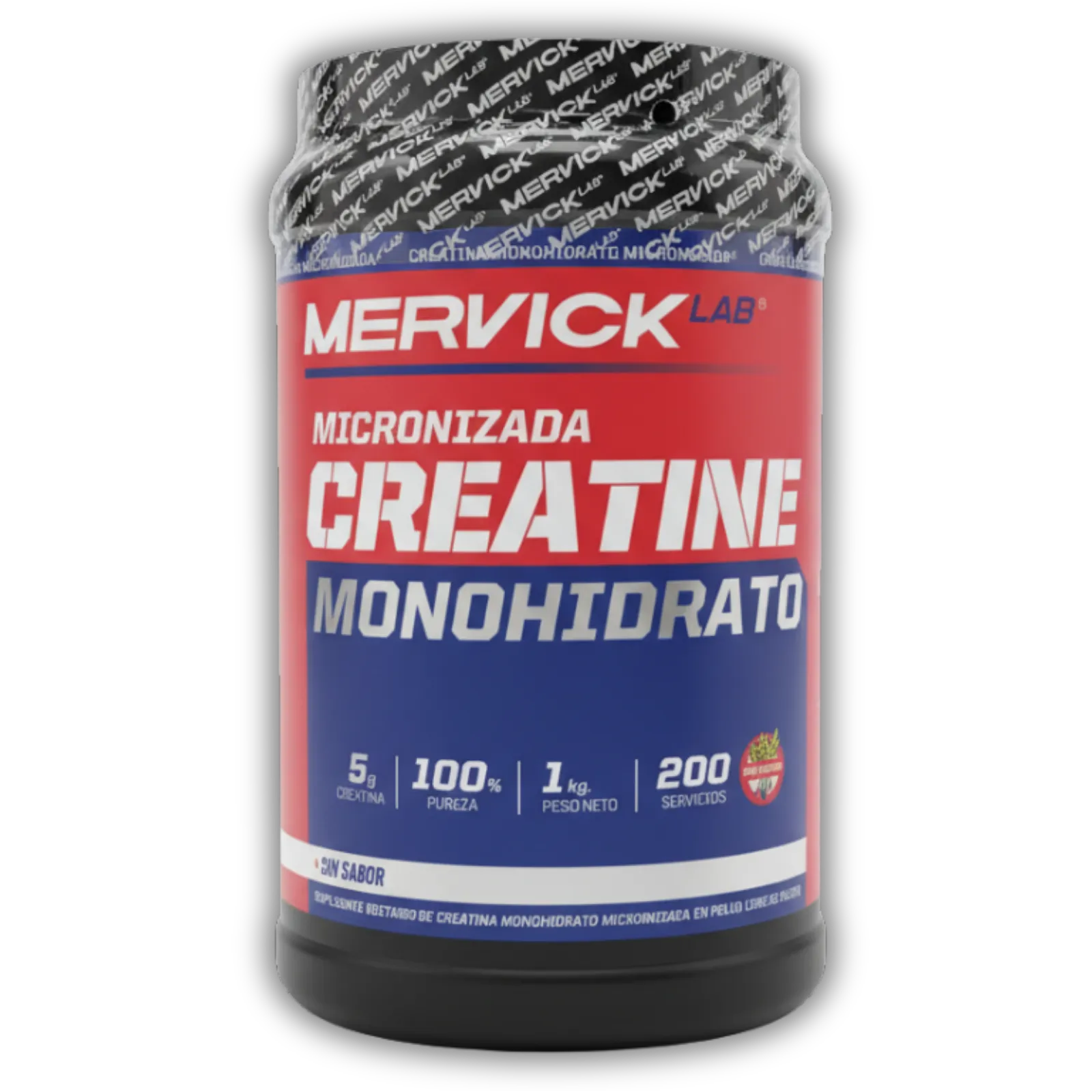 Suplementate_Mervick_Creatina_1kg Mervick Creatine Monohidrato Micronizada 1 Kgs