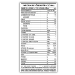 Star Nutrition Pump 3D Ripped Tabla Nutricional