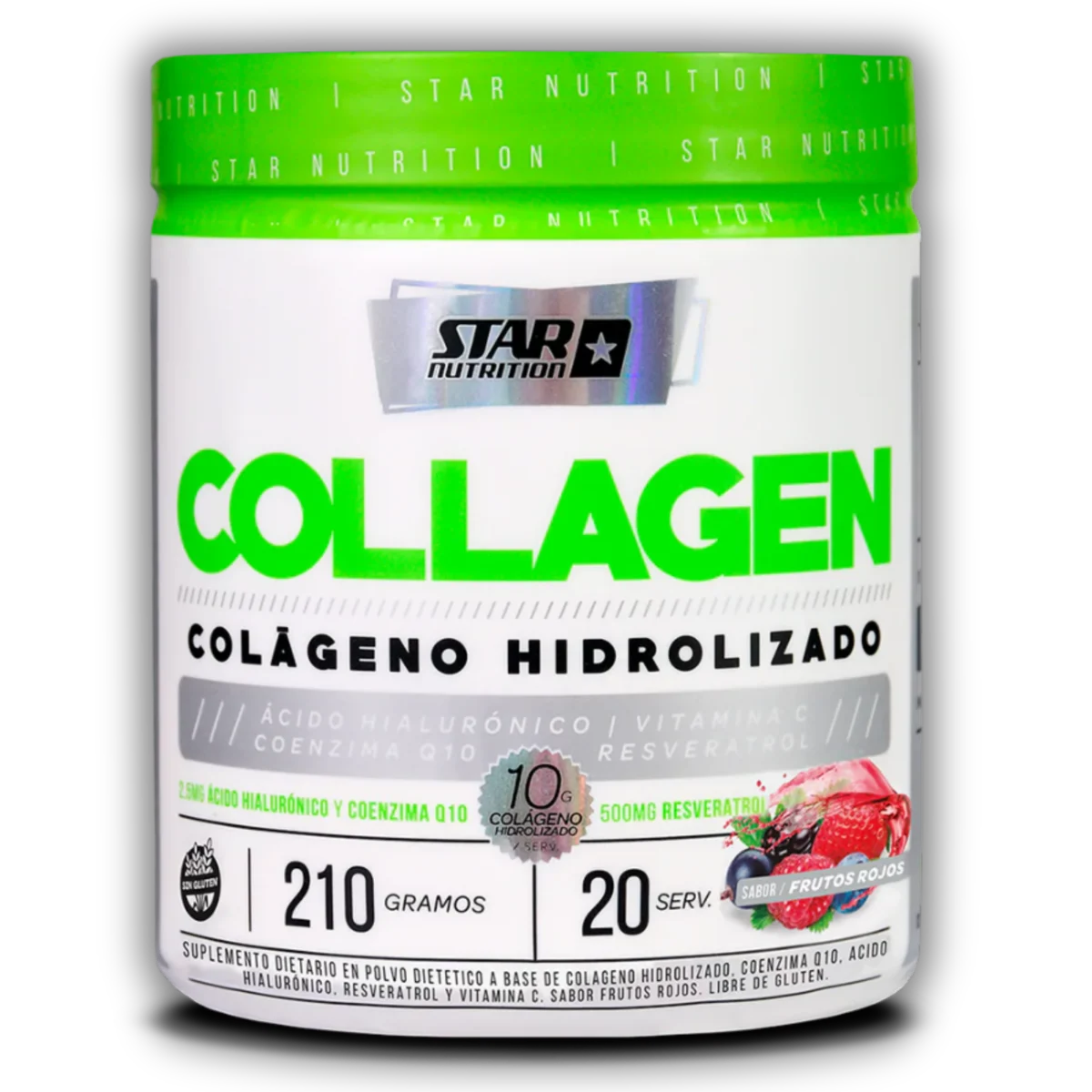 Star Nutrition Collagen Hidrolizado 210 grs Frutos Rojos