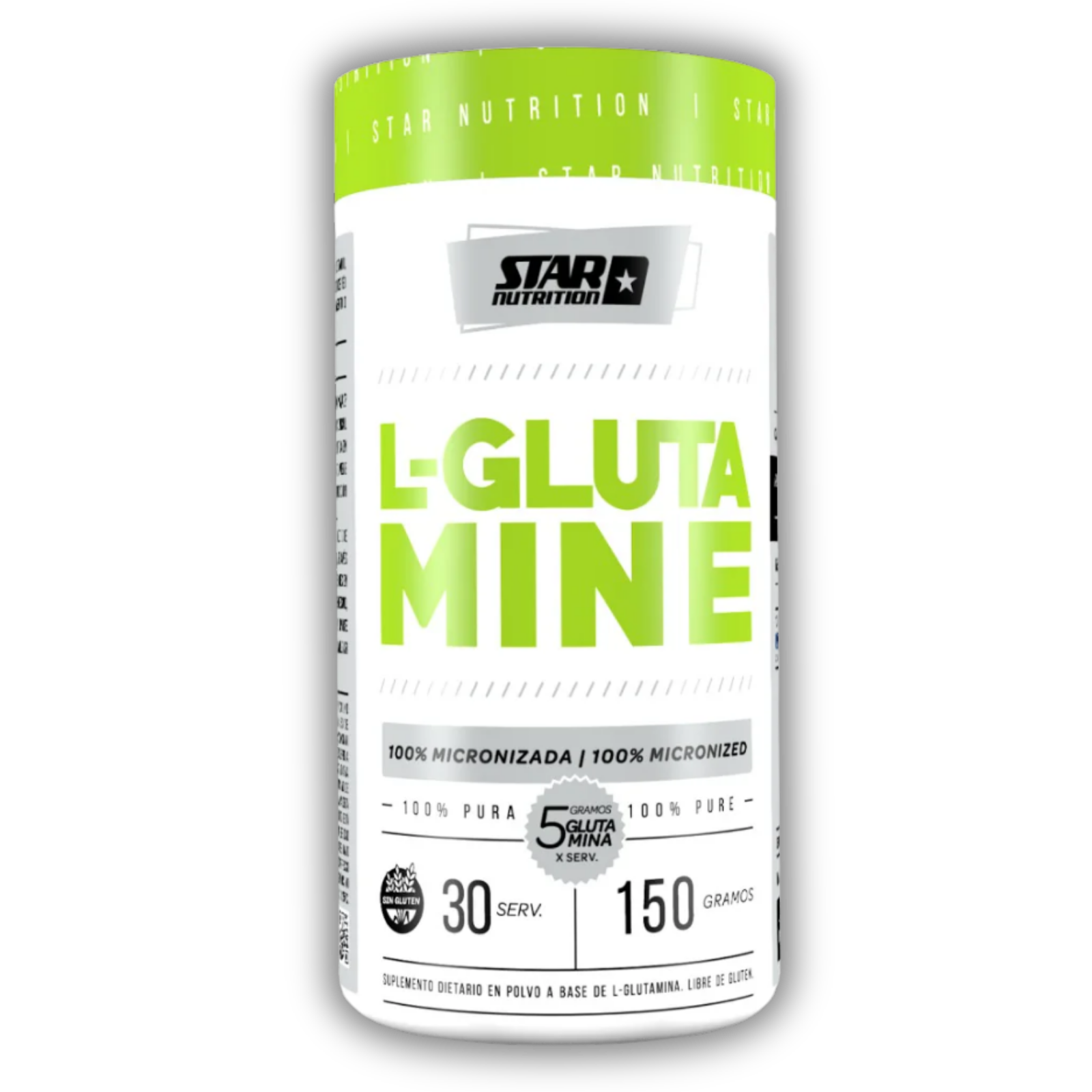 Suplementate_StarNutrition_Glutamina150 Star Nutrition L-Glutamine 150 grs