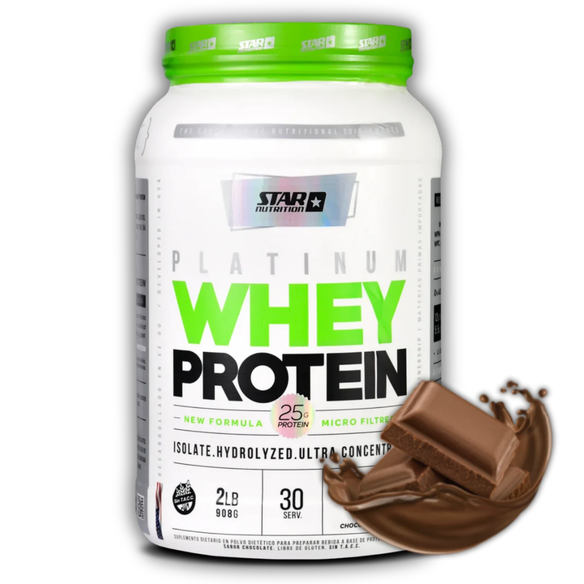 Star Nutrition Whey Protein Pote 2 lbs Chocolate Suizo